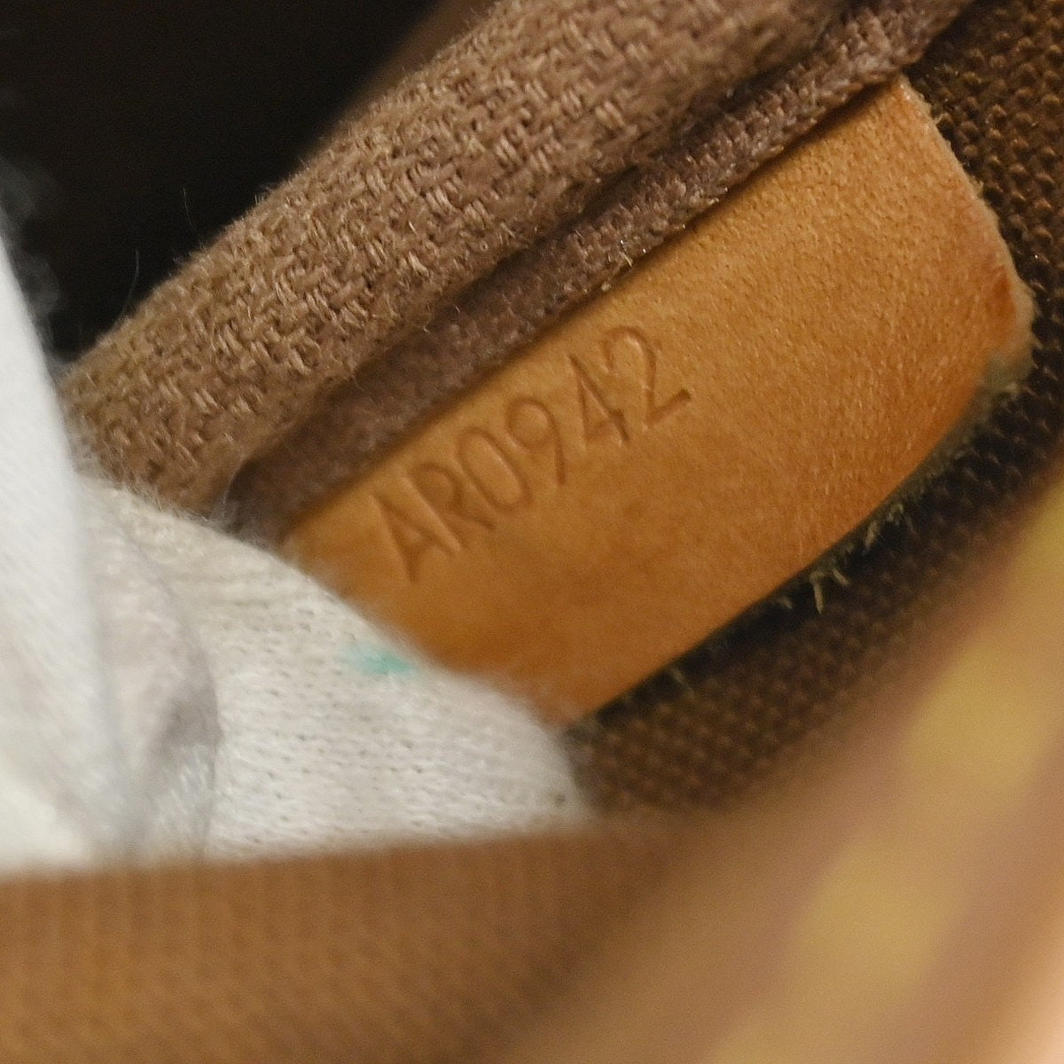 Louis Vuitton Saumur Handbag Monogram Canvas Brown Canvas Shoulder Bag Bag (Pre-Loved)