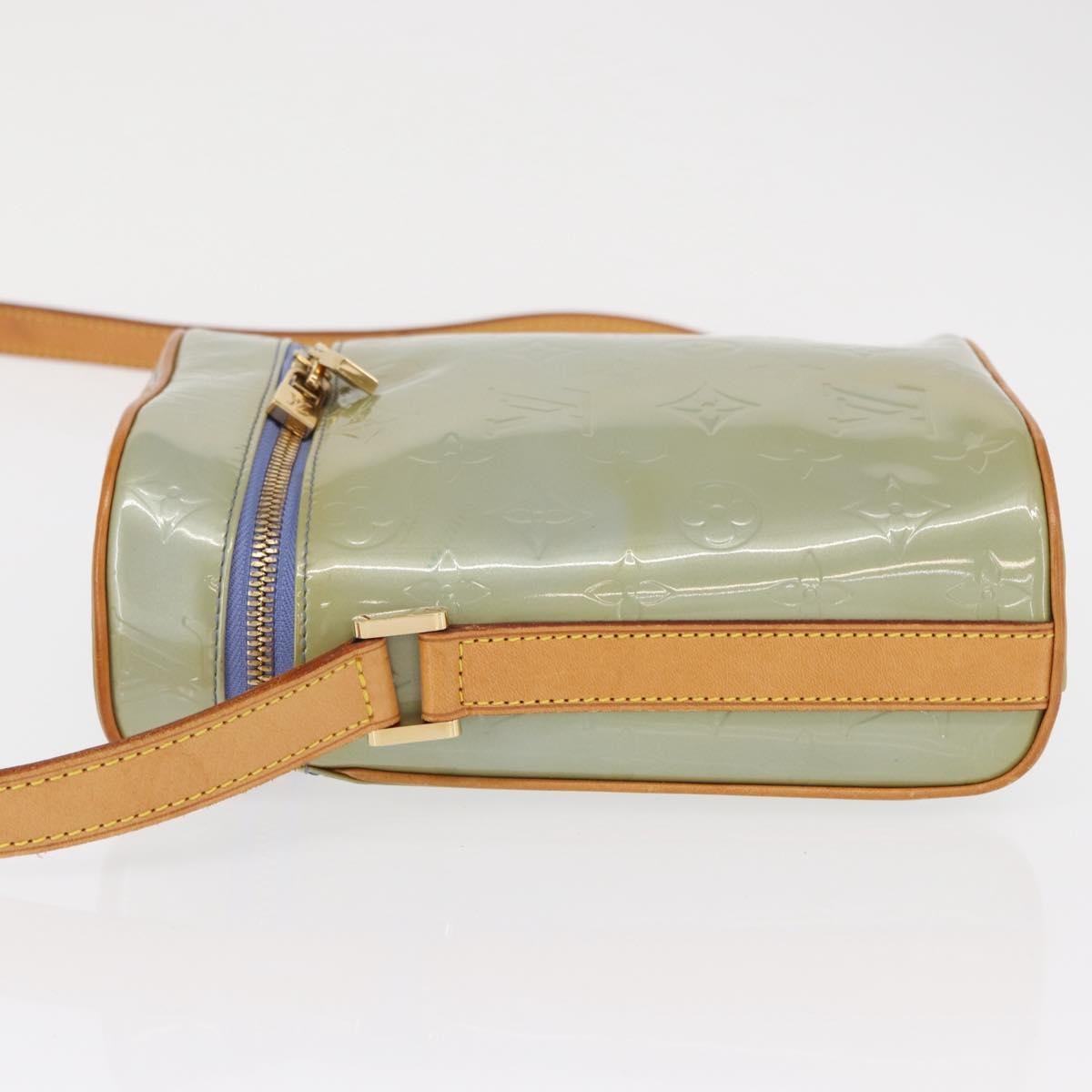 Louis Vuitton Sullivan Handbag Monogram Vernis Gray Patent_Leather Shoulder Bag Bag (Authentic Pre-Loved)