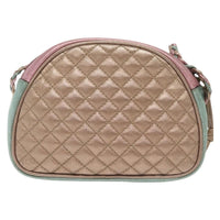 Gucci Trapuntata Camera Shoulder Bag Quilted Laminated Leather Multicolour Leather Shoulder Bag Bag (Authentic Pre-Loved)