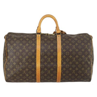 Louis Vuitton Louis Vuitton Keepall Bag Monogram Canvas Brown Canvas Travel Bag Bag (Authentic Pre-Loved)