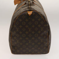 Louis Vuitton Keepall Bag Monogram Canvas Brown Canvas Travel Bag Bag (Authentic Pre-Loved)