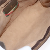 Gucci Sherry Line Pouch Canvas Beige Canvas Clutche & Pouche Bag (Pre-Loved)
