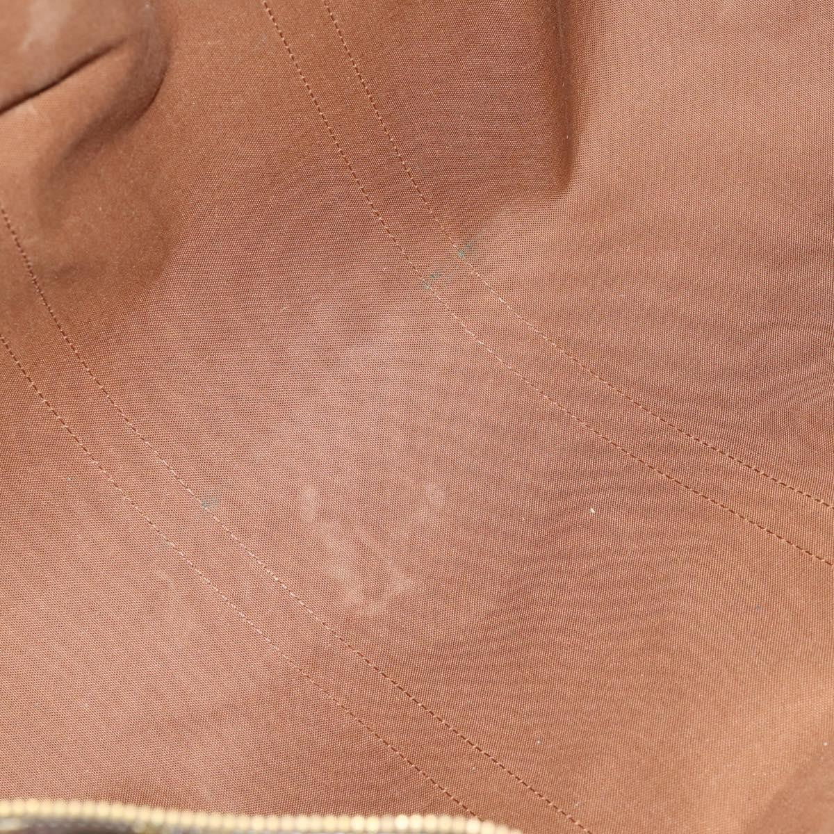 Louis Vuitton Keepall Bag Monogram Canvas Brown Canvas Travel Bag Bag (Pre-Loved)