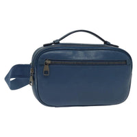 Louis Vuitton Ambler Bag Damier Infini Leather Blue Leather Shoulder Bag Bag (Pre-Loved)