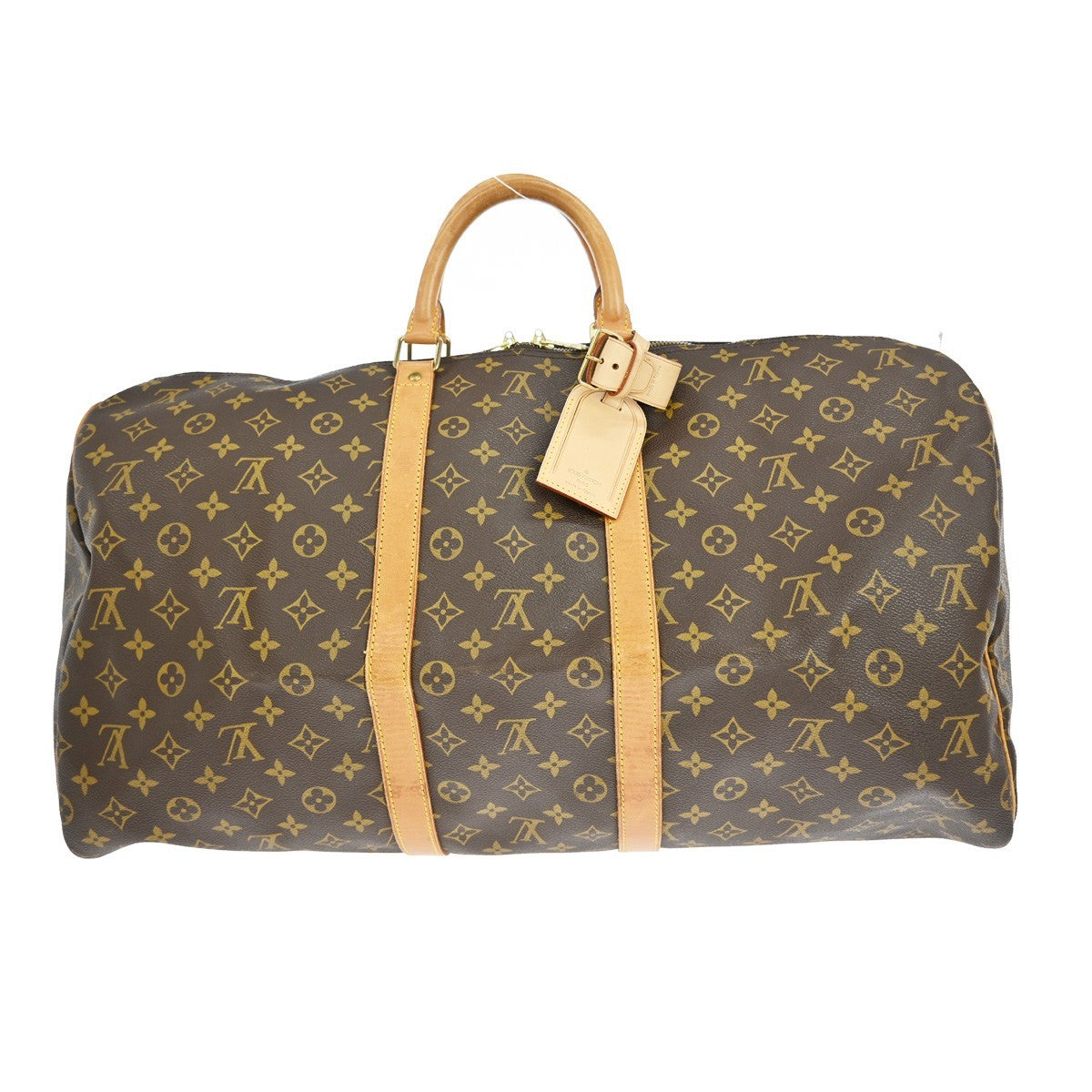 Louis Vuitton Louis Vuitton Keepall Bag Monogram Canvas Brown Canvas Travel Bag Bag (Pre-Loved)