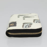 Louis Vuitton Nicolas Ghesquière Zippy Wallet Patent Monogram White Patent_Leather Wallets Accessory (Authentic Pre-Loved)