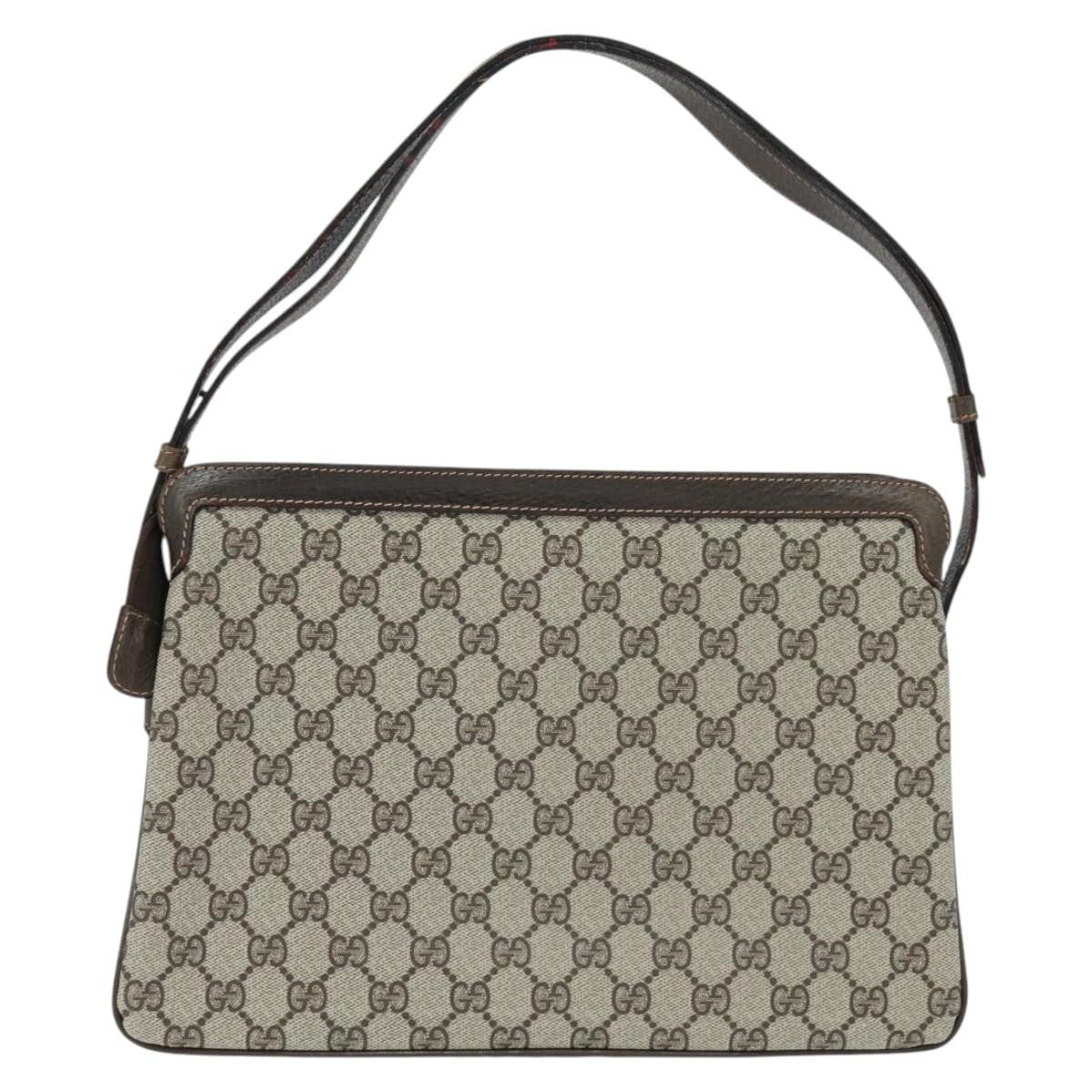 Gucci Ophidia Zip Shoulder Bag Gg Coated Canvas Beige Canvas Shoulder Bag Bag (Authentic Pre-Loved)