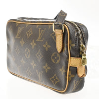 Louis Vuitton Louis Vuitton Pochette Marly Bandouliere Bag Monogram Canvas Brown Leather Shoulder Bag Bag (Pre-Loved)