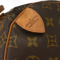 Louis Vuitton Keepall Bag Monogram Canvas Brown Canvas Travel Bag Bag (Pre-Loved)