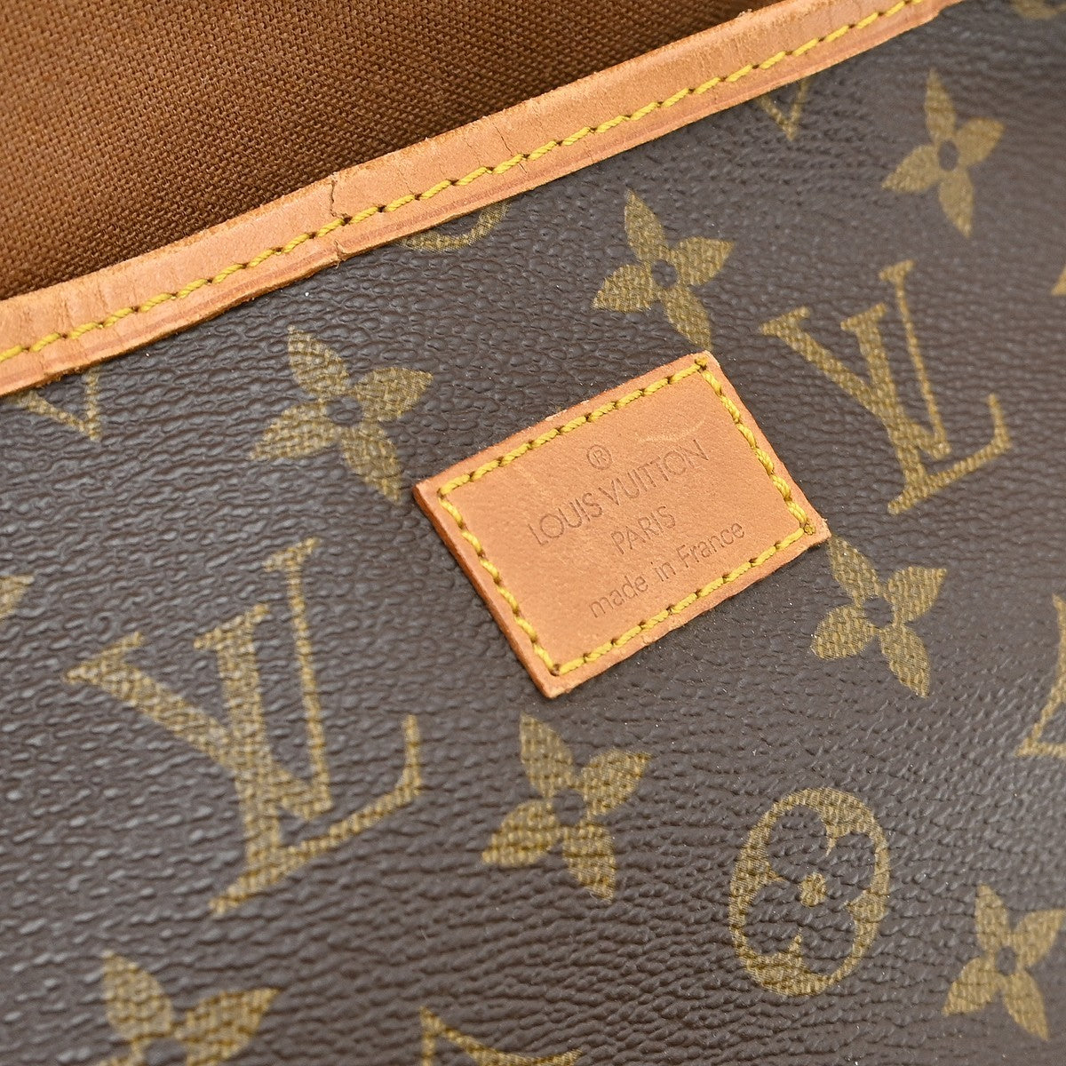 Louis Vuitton Saumur Handbag Monogram Canvas Brown Canvas Shoulder Bag Bag (Authentic Pre-Loved)