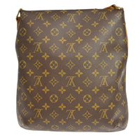 Louis Vuitton Louis Vuitton Musette Handbag Monogram Canvas Brown Canvas Shoulder Bag Bag (Authentic Pre-Loved)