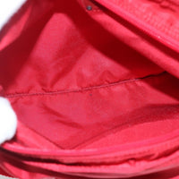 Prada Flat Messenger Bag Tessuto Red Nylon Shoulder Bag Bag (Pre-Loved)