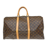 Louis Vuitton Louis Vuitton Keepall Bag Monogram Canvas Brown Canvas Travel Bag Bag (Authentic Pre-Loved)