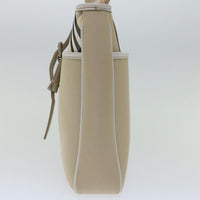 Burberry Nova Check Shoulder Bag Canvas Beige Canvas Shoulder Bag Bag (Authentic Pre-Loved)