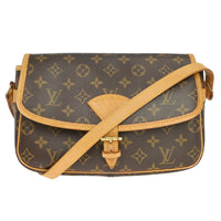 Louis Vuitton Sologne Handbag Monogram Canvas Brown Canvas Shoulder Bag Bag (Authentic Pre-Loved)