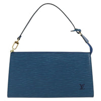 Louis Vuitton Pochette Accessoires Epi Leather Blue Leather Clutche & Pouche Bag (Authentic Pre-Loved)