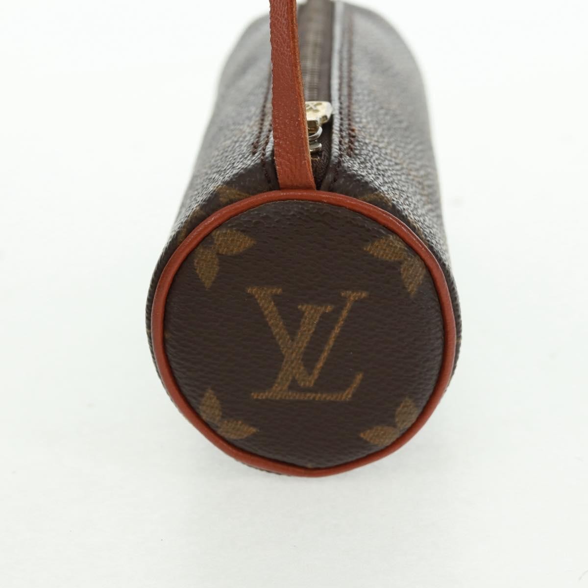 Louis Vuitton Papillon Pochette Monogram Canvas Brown Canvas Clutche & Pouche Bag (Authentic Pre-Loved)