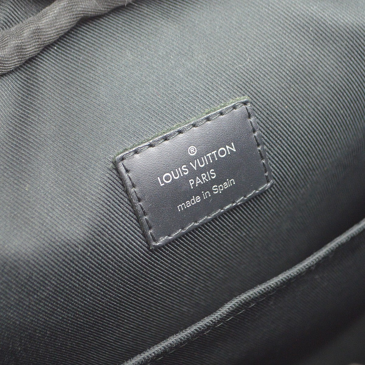 Louis Vuitton Dayton Reporter Bag Damier Graphite Black Canvas Shoulder Bag Bag (Pre-Loved)