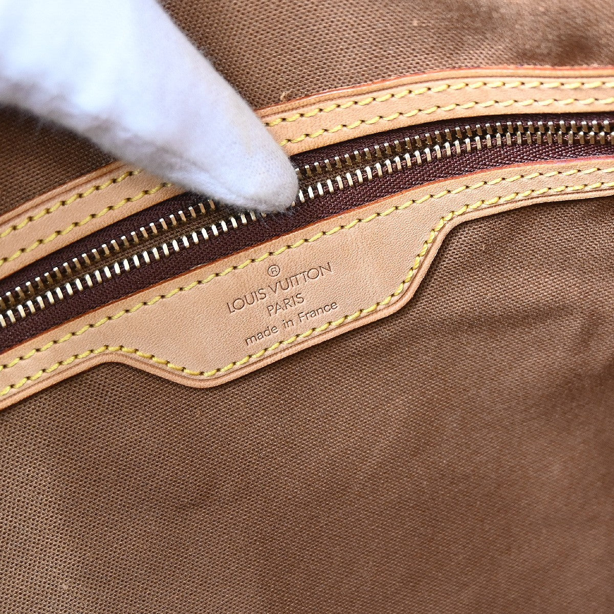 Louis Vuitton Louis Vuitton Cabas Mezzo Monogram Canvas Brown Canvas Tote Bag Bag (Pre-Loved)
