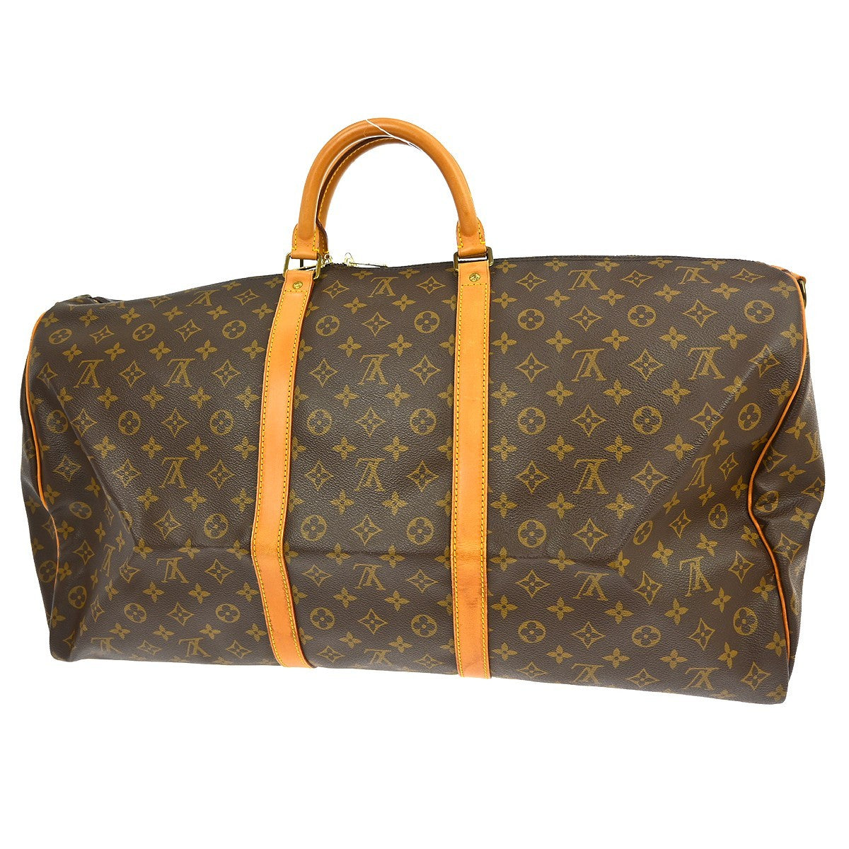Louis Vuitton Louis Vuitton Keepall Bag Monogram Canvas Brown Canvas Travel Bag Bag (Pre-Loved)