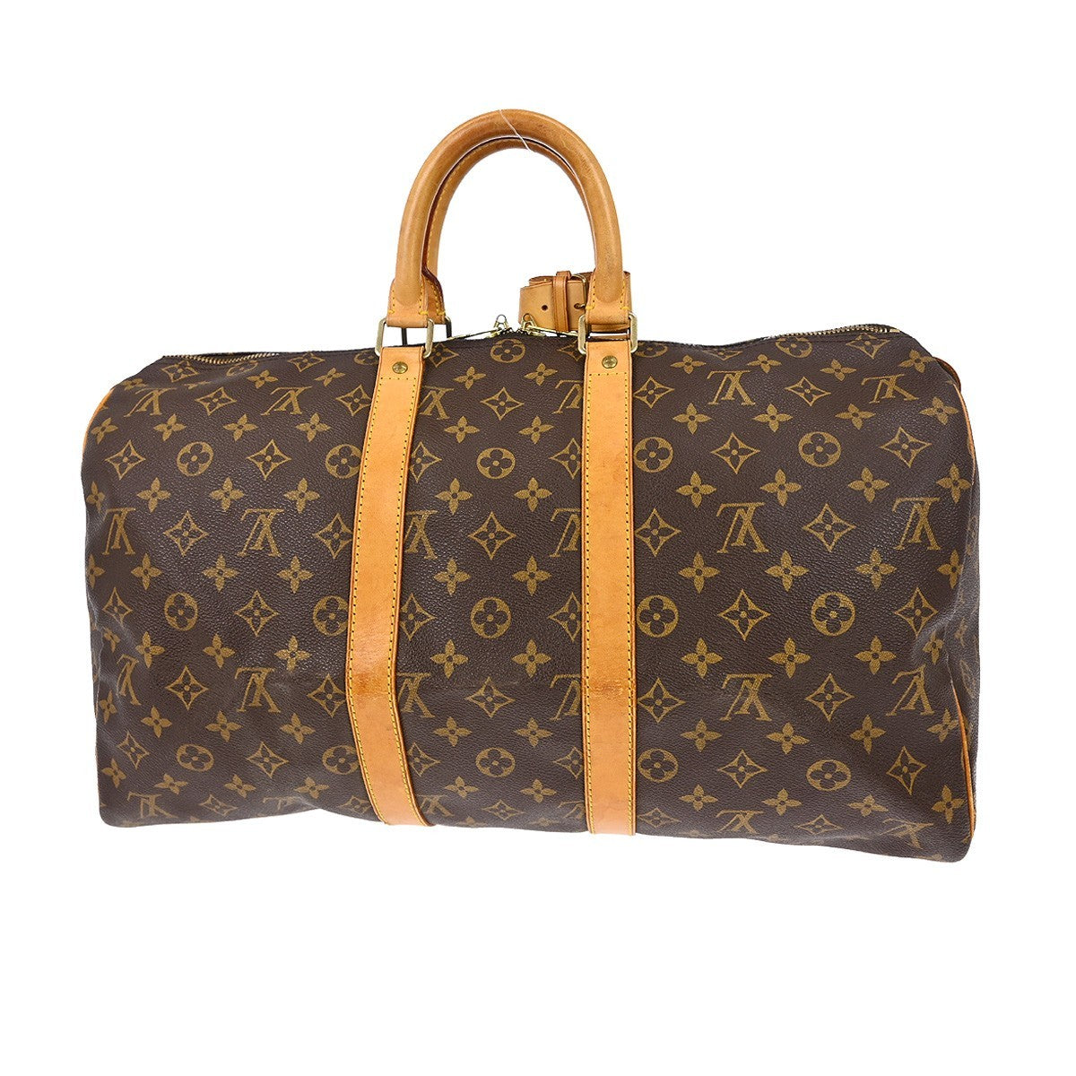 Louis Vuitton Louis Vuitton Keepall Bag Monogram Canvas Brown Canvas Travel Bag Bag (Authentic Pre-Loved)