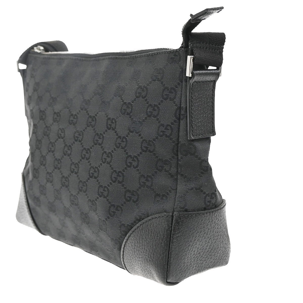 Gucci Joy Messenger Bag Gg Canvas Black Canvas Shoulder Bag Bag (Pre-Loved)