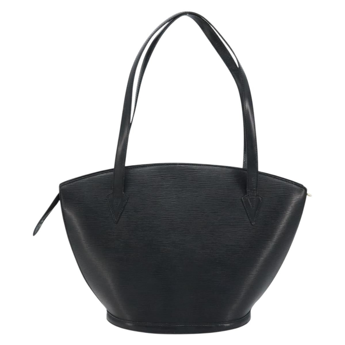 Louis Vuitton Saint Jacques Handbag Epi Leather Black Leather Shoulder Bag Bag (Authentic Pre-Loved)