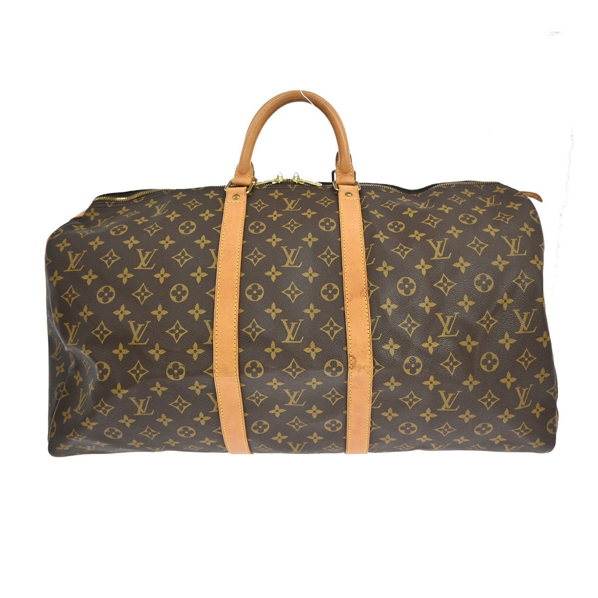 Louis Vuitton Louis Vuitton Keepall Bag Monogram Canvas Brown Canvas Travel Bag Bag (Pre-Loved)