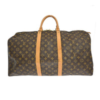 Louis Vuitton Louis Vuitton Keepall Bag Monogram Canvas Brown Canvas Travel Bag Bag (Pre-Loved)
