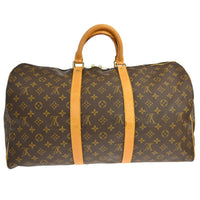 Louis Vuitton Louis Vuitton Keepall Bag Monogram Canvas Brown Canvas Travel Bag Bag (Pre-Loved)