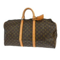 Louis Vuitton Louis Vuitton Keepall Bag Monogram Canvas Brown Canvas Travel Bag Bag (Authentic Pre-Loved)