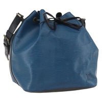 Louis Vuitton Bicolor Petit Noe Handbag Epi Leather Blue Leather Shoulder Bag Bag (Pre-Loved)