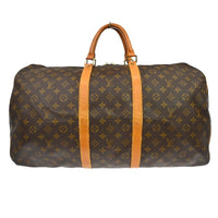 Louis Vuitton Louis Vuitton Keepall Bag Monogram Canvas Brown Canvas Travel Bag Bag (Authentic Pre-Loved)