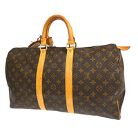 Louis Vuitton Louis Vuitton Keepall Bag Monogram Canvas Brown Canvas Travel Bag Bag (Pre-Loved)