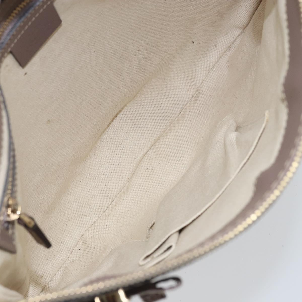 Gucci Mayfair Messenger Bag Gg Canvas And Leather Beige Canvas Shoulder Bag Bag (Pre-Loved)