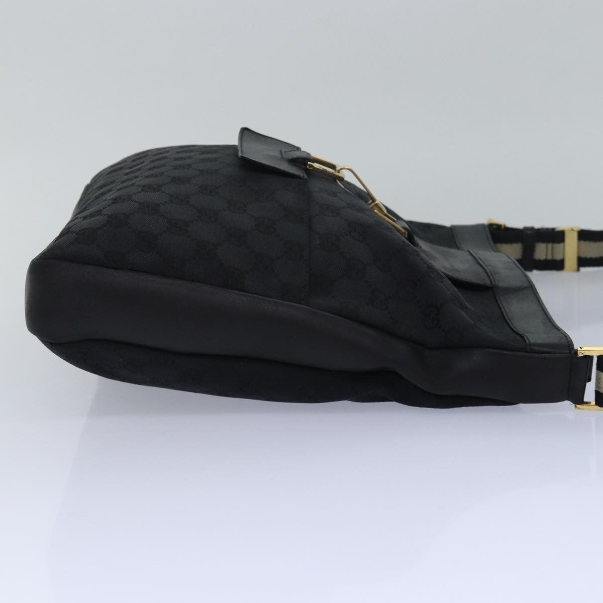 Gucci Gucci Vintage Jackie Shoulder Bag Canvas And Leather Multicolour Canvas Shoulder Bag Bag (Pre-Loved)