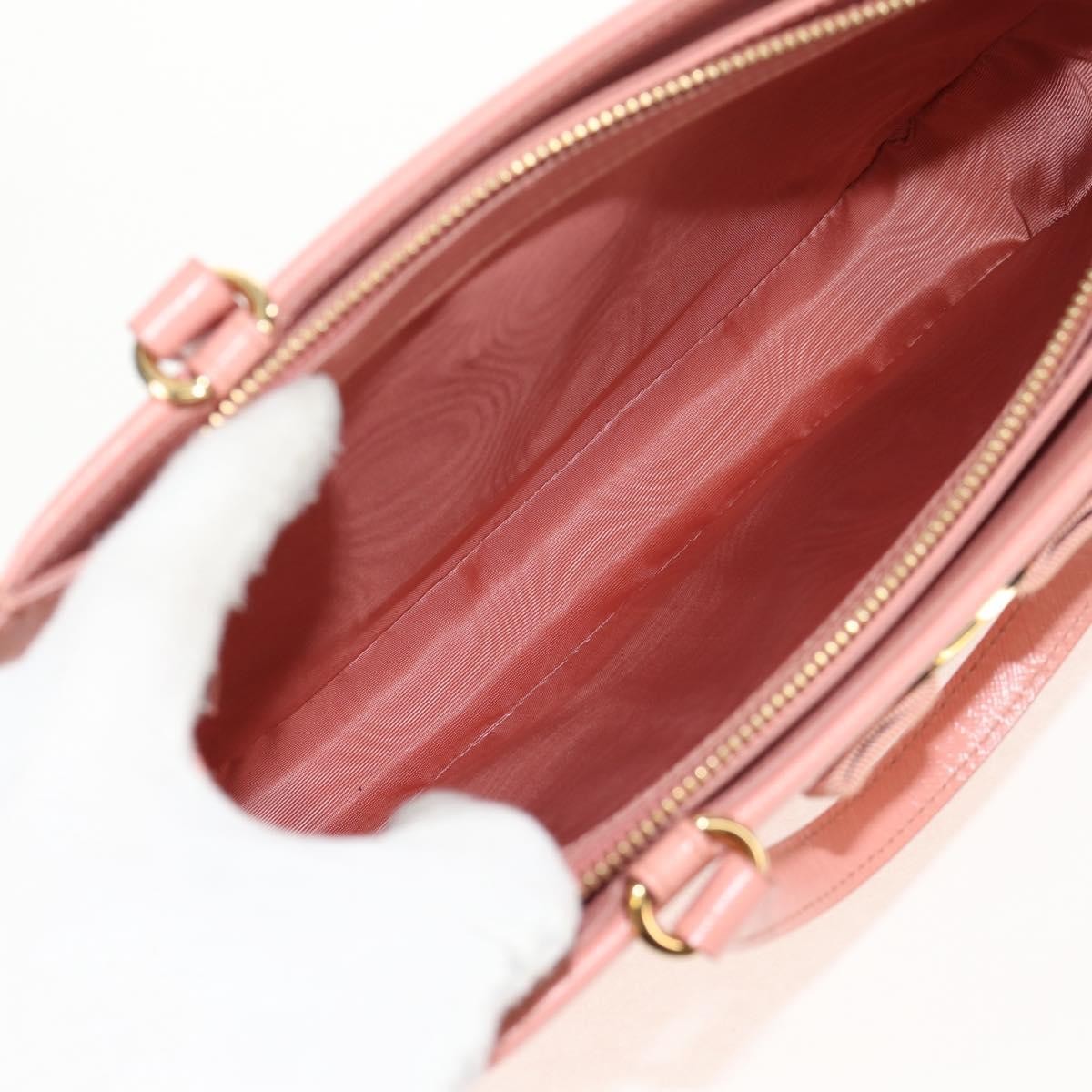 Salvatore Ferragamo Vala Handbag Leather Pink Leather Handbag (Authentic Pre-Loved)