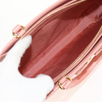 Salvatore Ferragamo Vala Handbag Leather Pink Leather Handbag (Authentic Pre-Loved)