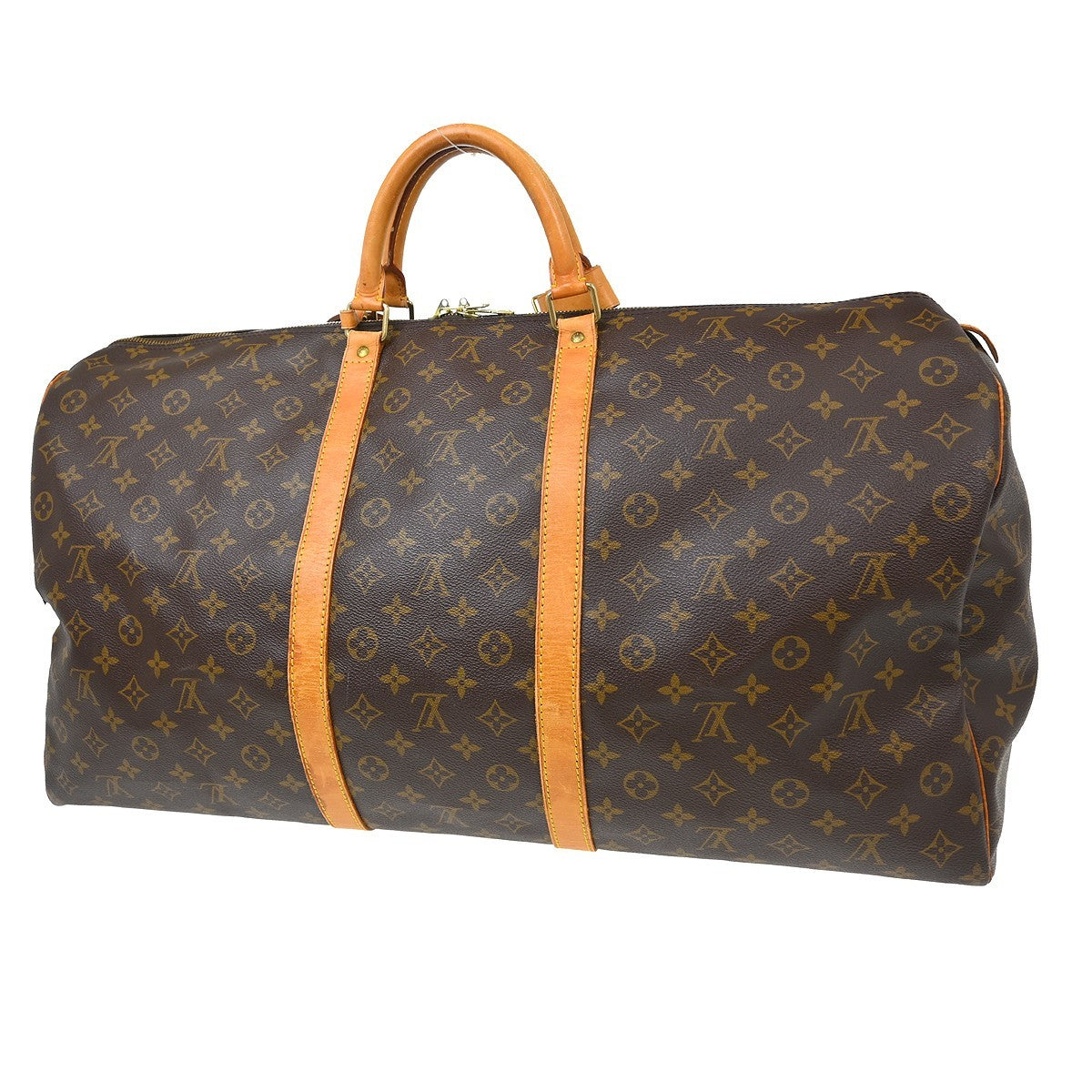 Louis Vuitton Louis Vuitton Keepall Bag Monogram Canvas Brown Canvas Travel Bag Bag (Authentic Pre-Loved)