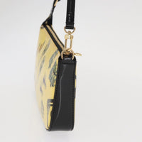 Louis Vuitton Pochette Accessoires Nm Limited Edition Stickers Monogram Vernis Yellow Patent_Leather Clutche & Pouche Bag (Authentic Pre-Loved)