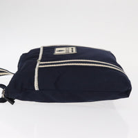 Gucci Vintage Shoulder Bag Nylon Navy Nylon Shoulder Bag Bag (Authentic Pre-Loved)