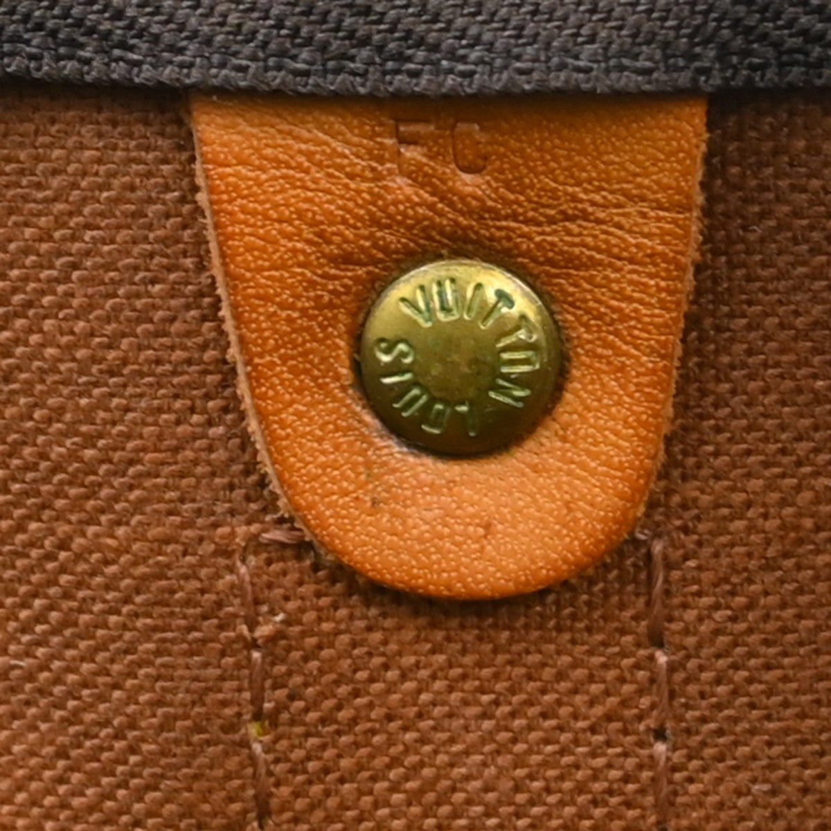 Louis Vuitton Keepall Bag Monogram Canvas Brown Canvas Travel Bag Bag (Authentic Pre-Loved)