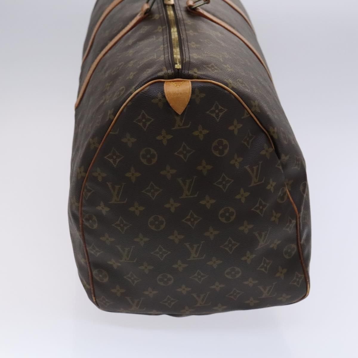 Louis Vuitton Keepall Bag Monogram Canvas Brown Canvas Travel Bag Bag (Authentic Pre-Loved)