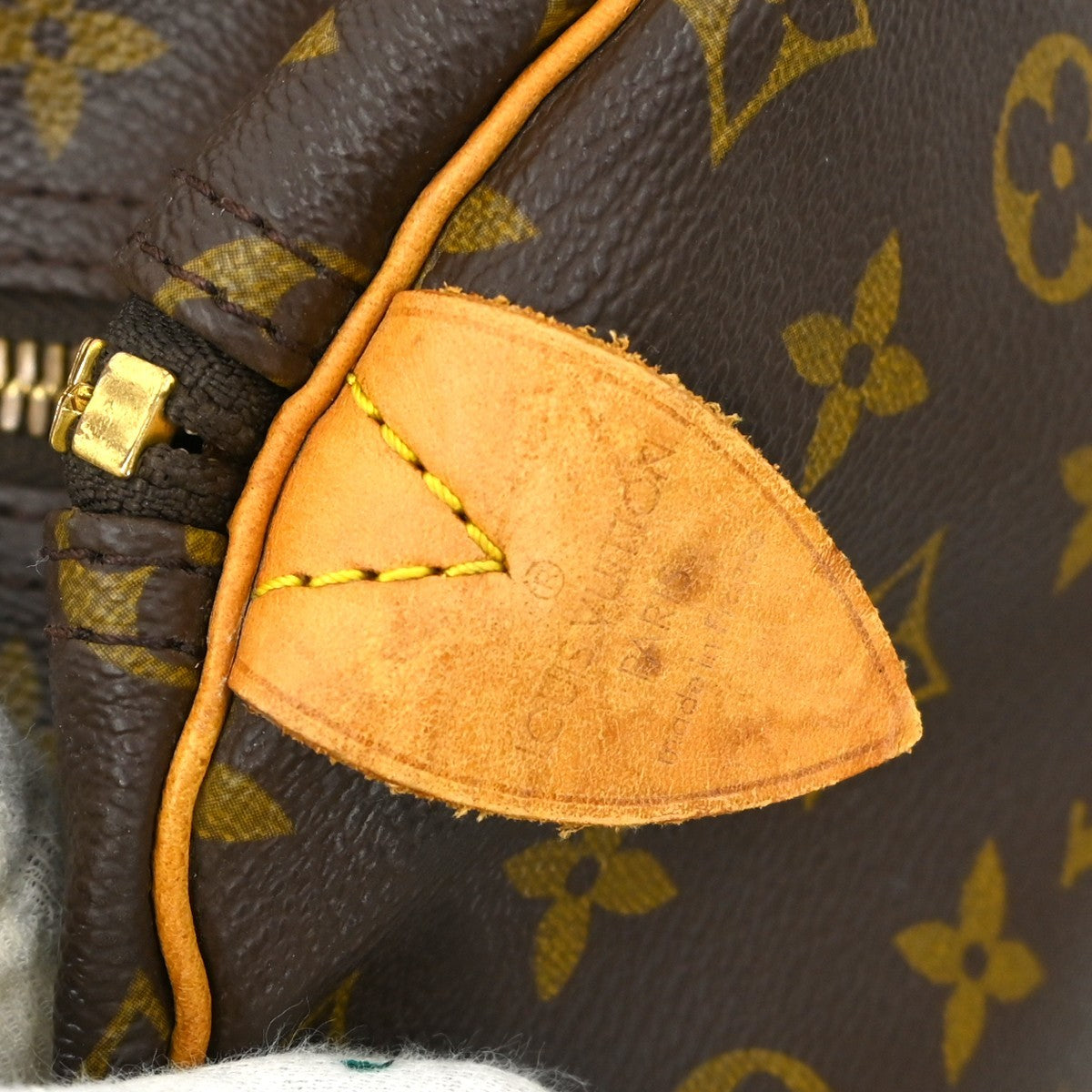 Louis Vuitton Keepall Bag Monogram Canvas Brown Canvas Travel Bag Bag (Authentic Pre-Loved)