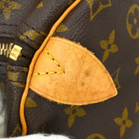 Louis Vuitton Keepall Bag Monogram Canvas Brown Canvas Travel Bag Bag (Authentic Pre-Loved)