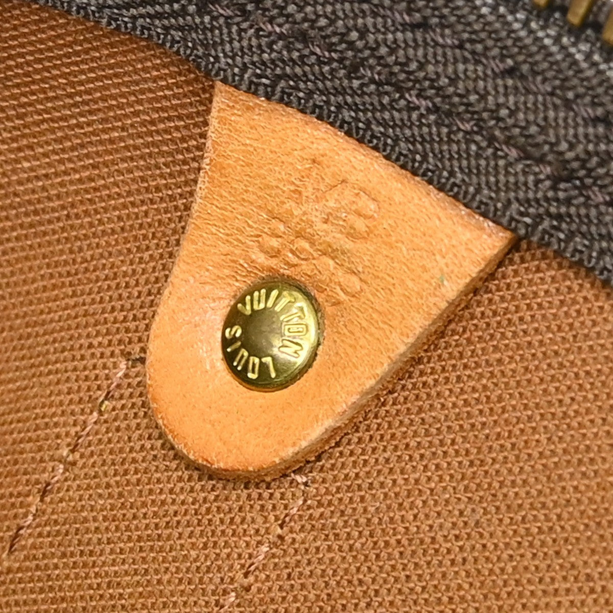 Louis Vuitton Keepall Bag Monogram Canvas Brown Canvas Travel Bag Bag (Authentic Pre-Loved)