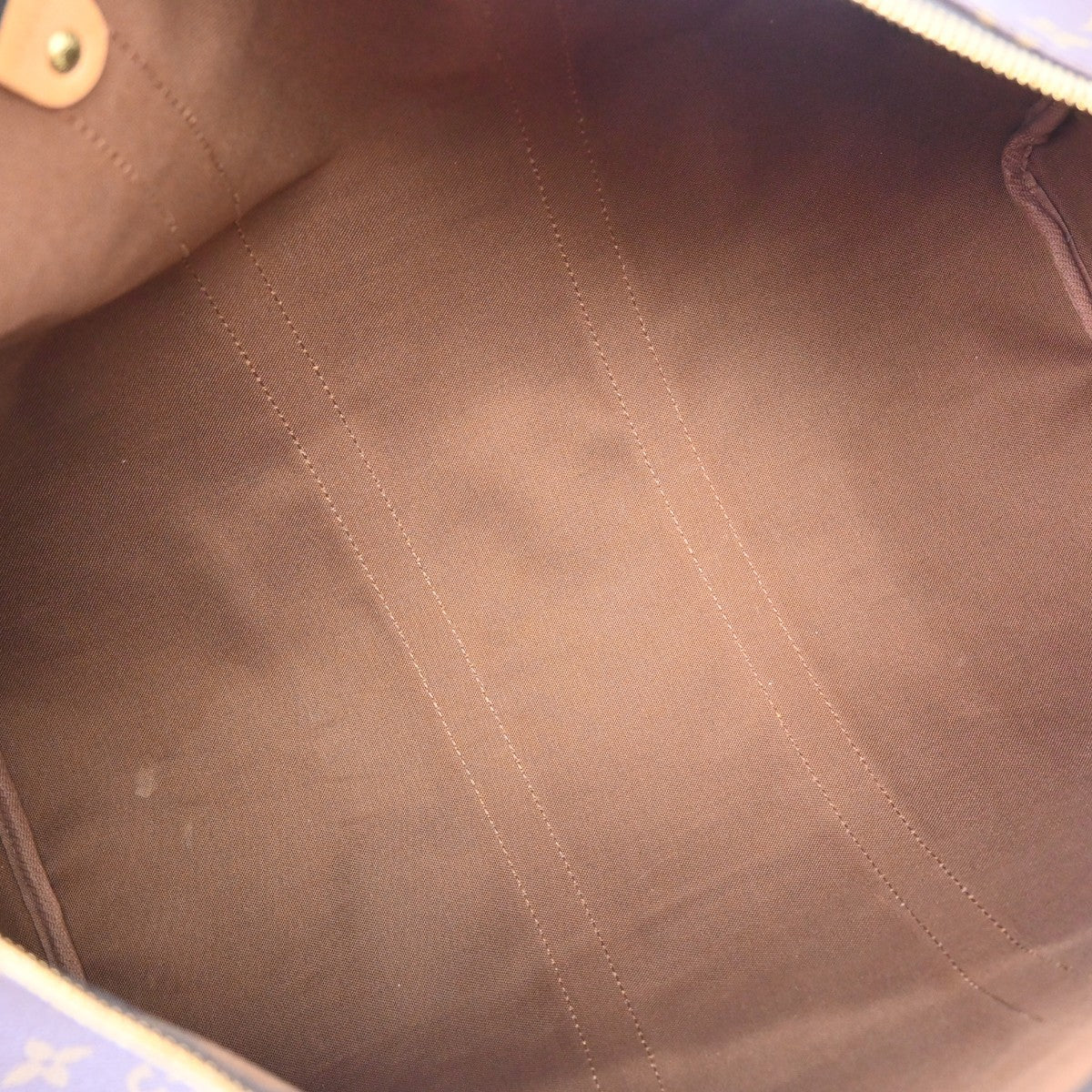 Louis Vuitton Keepall Bag Monogram Canvas Brown Canvas Travel Bag Bag (Authentic Pre-Loved)
