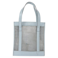 Gucci Vintage Tote Leather Blue Leather Tote Bag Bag (Authentic Pre-Loved)