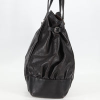 Gucci Full Moon Tote Leather Black Leather Tote Bag Bag (Pre-Loved)