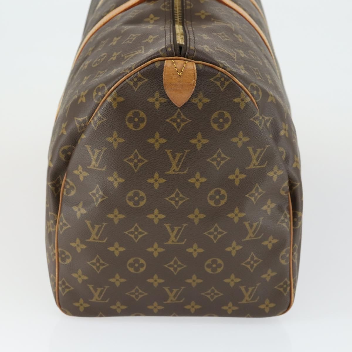 Louis Vuitton Keepall Bag Monogram Canvas Brown Canvas Travel Bag Bag (Authentic Pre-Loved)